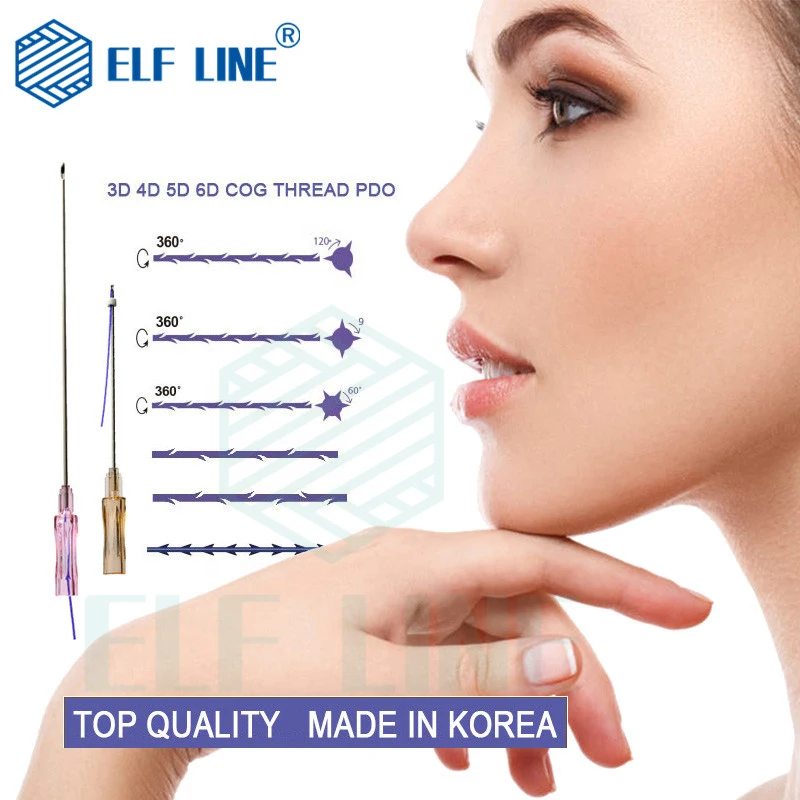 ELF LINE high quality pdo thread lift korea face lifting
