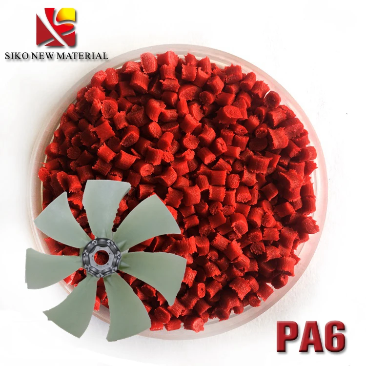 PA6 армированный стекловолокном 30% CF пластичный материал, Стеклонаполненный PA6 Нейлон 6 сырья для винтов