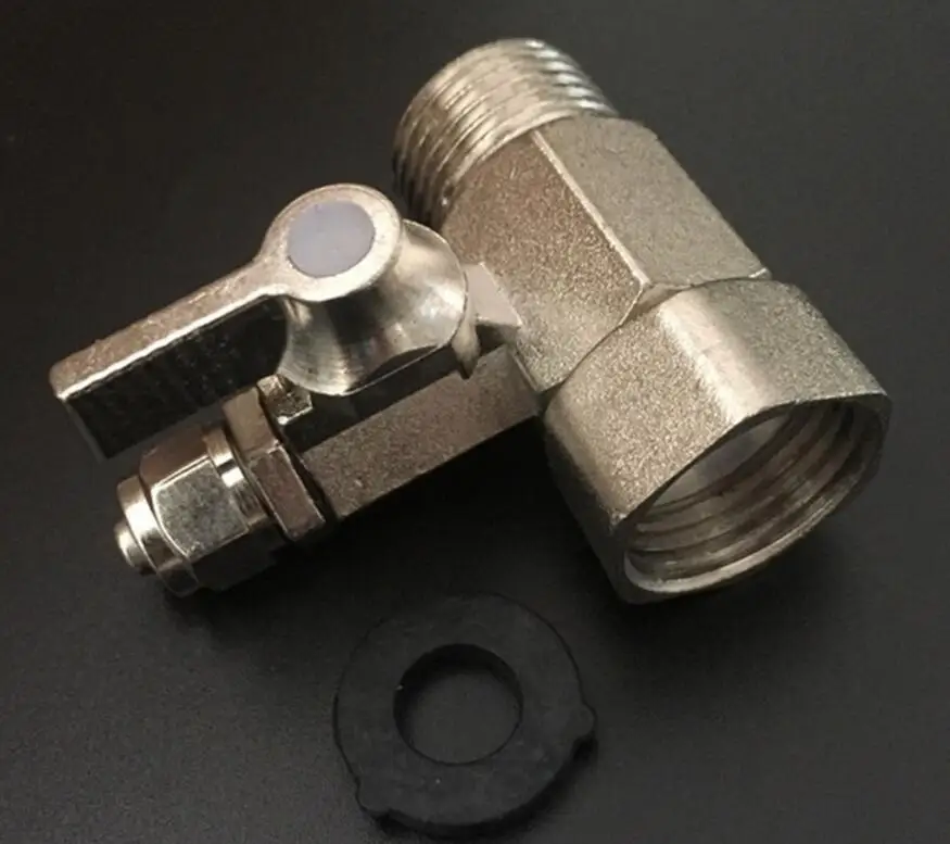 High Pressure Zinc Alloy Material 3 way Manual Water Supply Valve for Water Purifier System