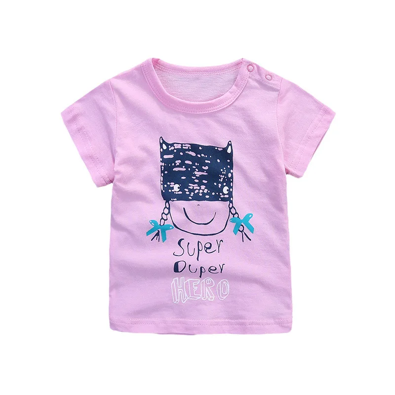 
fashion little children with print short sleeve kids christmas tshirts Malaysia Philippines suits baby clothes shirt 