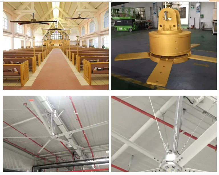 8 футов 16 футов 20 футов 22 фута 24 фута Высококачественный большой ветровой промышленный потолочный вентилятор с сертификацией CE