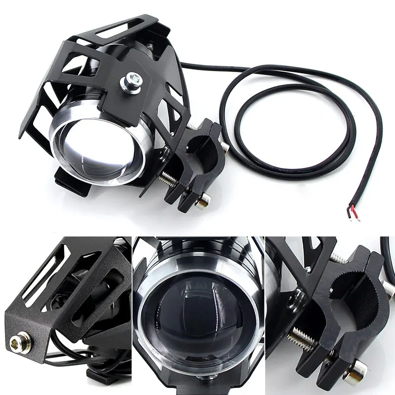 led headlight motorcycle headlight U5 led motorcycle headlight motorcycle fog 12V moto DRL spot head lights