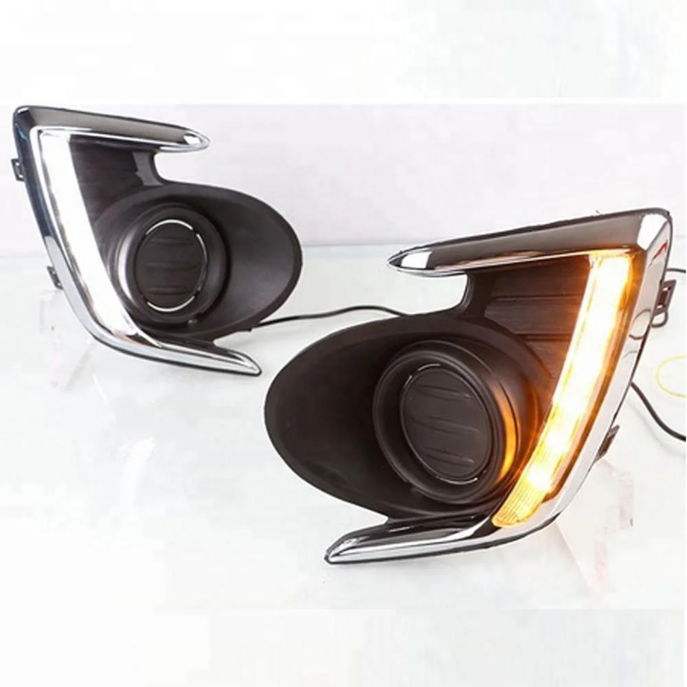 AILECAR Dual color Led DRL Fog Lamp Attrage Mirage G4 2012-2015