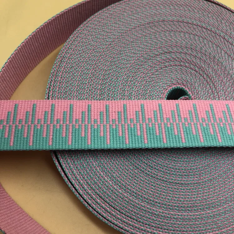 Новый стильный Цветной полосатый полиэфирный хлопковый ремешок для рюкзака