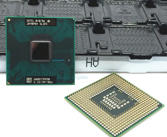 Процессор intel Core 2 Duo P8700, 3 Мб кэш-памяти/2,53 ГГц/1066/двухъядерный процессор Socket 479, процессор для ноутбука