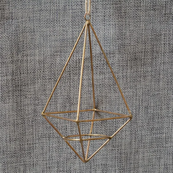 
Wholesale Gold Indoor Wall Terrarium Tillandsia Succulent hanging metal stand 