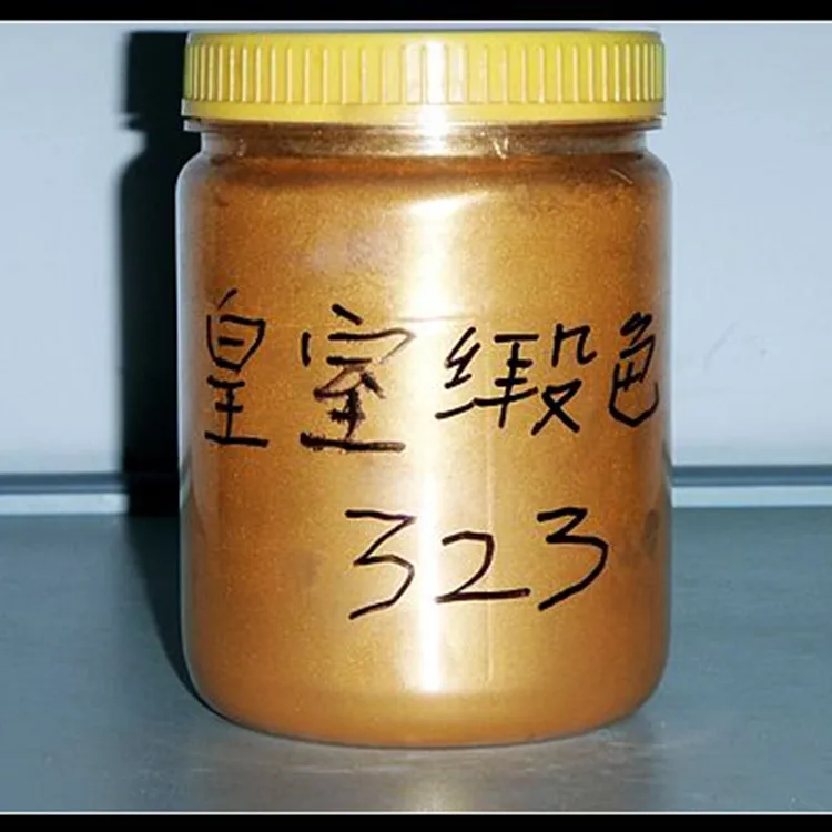 
10-60um particle size luster golden pearlescent mica gold powder pearl pigments wholesale 