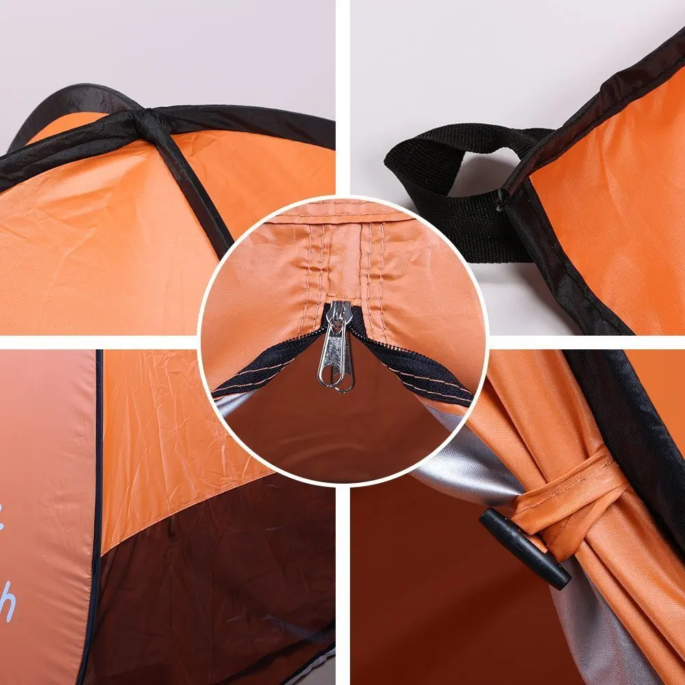 2 Seconds Pop up Portable Beach Tent Outdoor anti UV Beach Shade Tent Sun Shelter