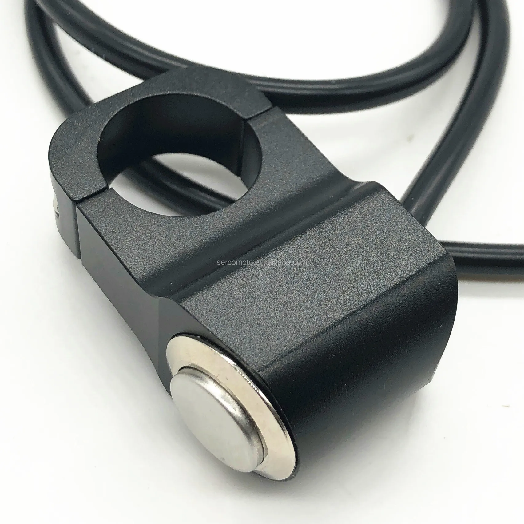 Sercomoto Motorbike E-bike Handlebar Grip Mount Power On Off Switch Headlight On-off Switch With Strong Aluminum-alloy Housing