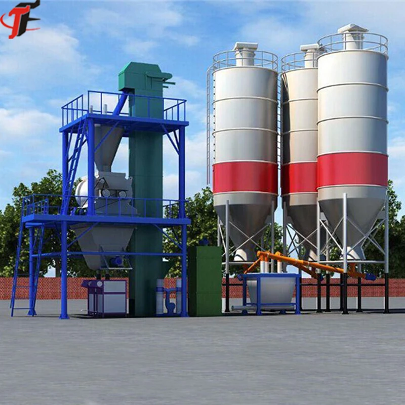 The Best Seller Ceramic Wall Tile Glue Mortar Mixing Plant Making Machinery Production Equipment