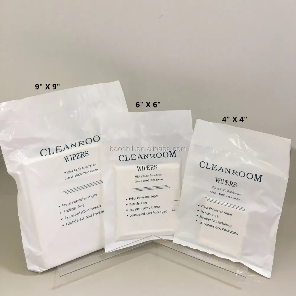 Micro Denier Dustless Cleanroom Wipes Baoshili 180 Gsm