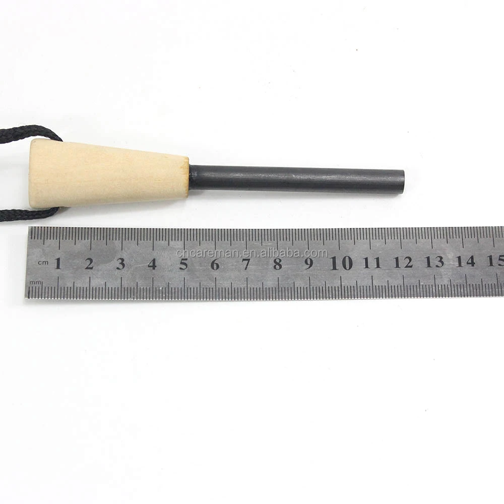 Wooden Handle Fire Starter, Wood Fire Steel/Firesteel/Flint/Fire Kit w/Beer Bottle Opener Striker OEM Orders Accepted