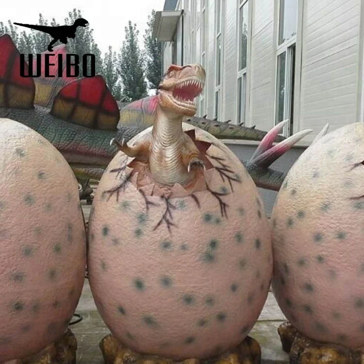 Fiberglass dinosaur simulation dinosaur egg