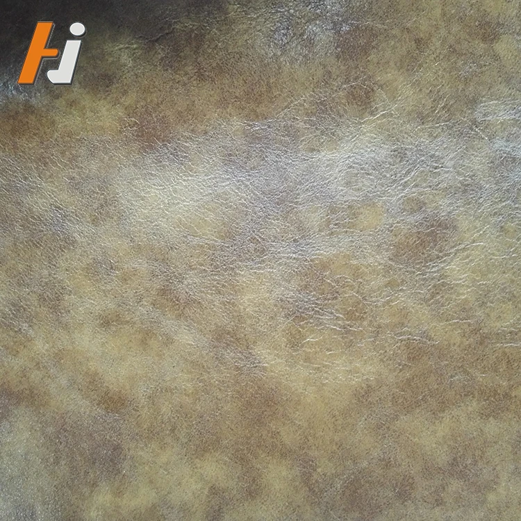 Water Proof Embossed Oil Wax Leather PU Synthetic Artificial Leather For Sofa Set Furniture Motorcycle Seat Shoulder Tote Bag