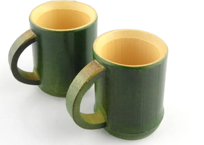 Natural bamboo cups