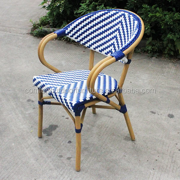 
Fashion Design Faux Bamboo Look Frame Cafe Shop Chair 