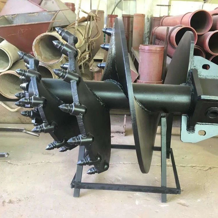 Conical drilling auger high wear resistance