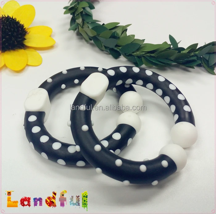 
teethingRoundConnectingRingforbabiesbabychewtoysbabyCarSeatTravelstrollertoysandfornewbornlinkRingToyspram 