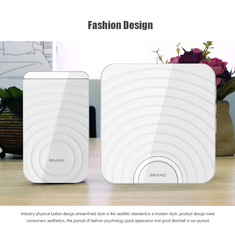 
Door Bell Remote MP3 Wireless Doorbell with DIY Ring Tone 