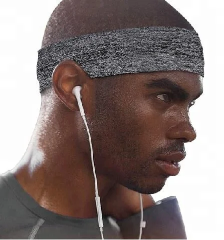 Custom Anti-slip Sports Sweat Headband for Men and Woman Elastic Sweatband Headband
