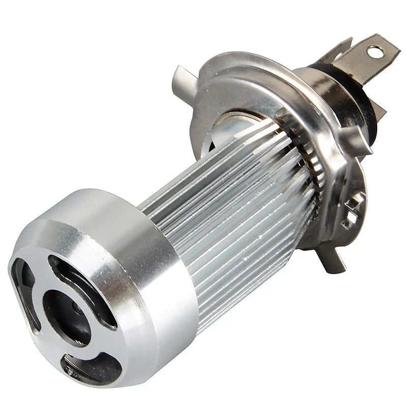 2015 COB LED Motorcycle DC/AC 6-36V Motorbike Headlight H4 Motor Bike Fog Lamp Bulb Light Moped Scooter ATV Hi Lo Beam Bixenon