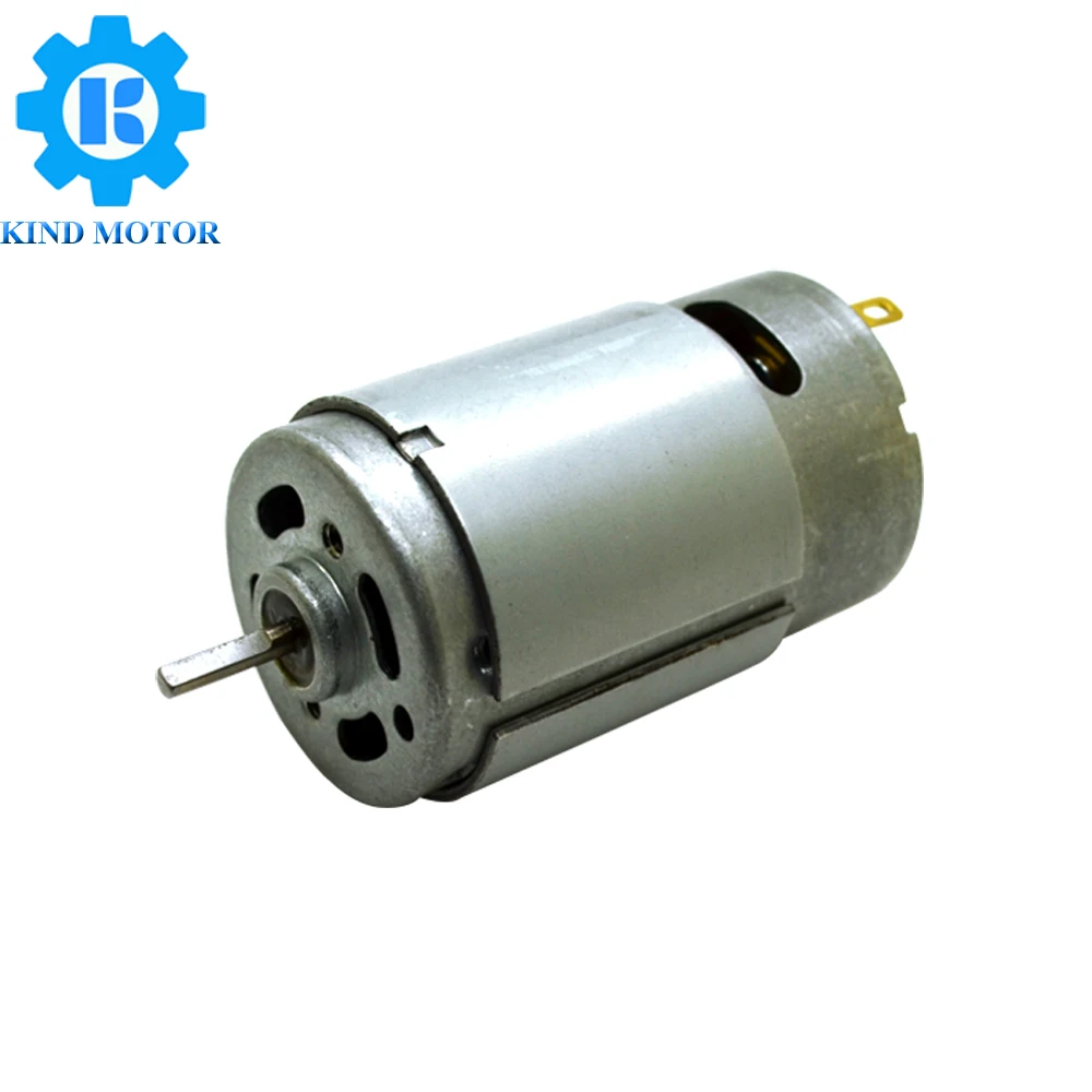 Small high speed 9.6v 12v 12w 25w 2200 rpm dc motor rs385