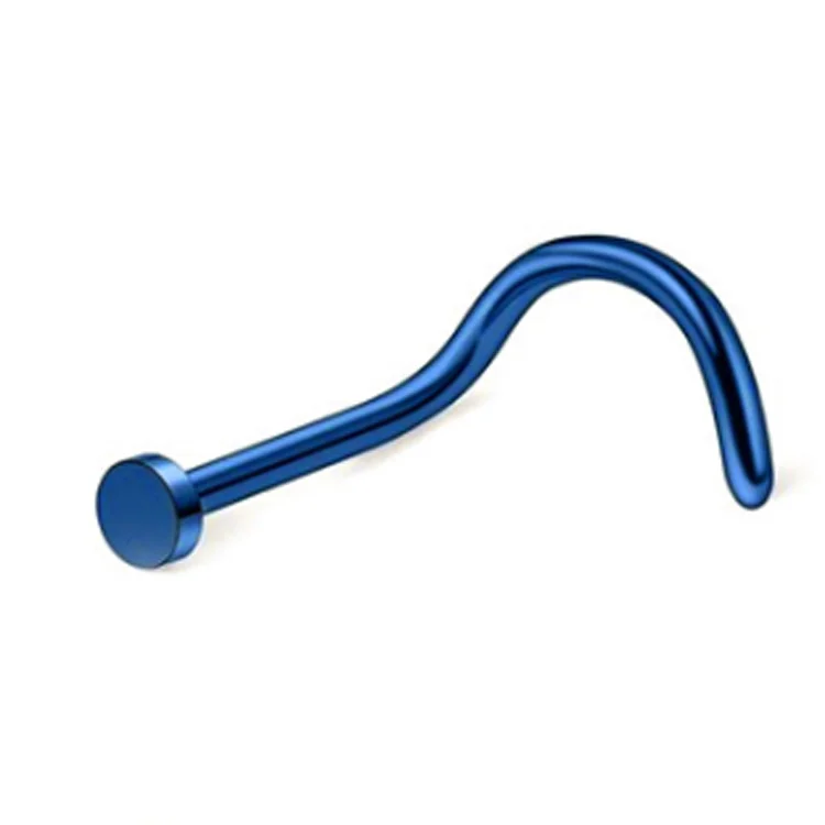 Fast Dispatch 316L Stainless steel  Ring Nose Piercing Stud