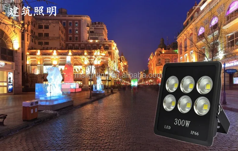 300W COB Cold White (5600K) + Warm White (3200K) LED Wall Washer Light LED Flood Light Outdoor Project Light
