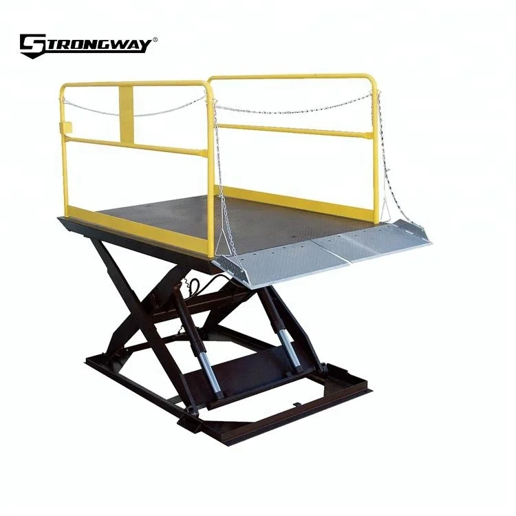 Widely used hydraulic scissor cargo lift for raising goods