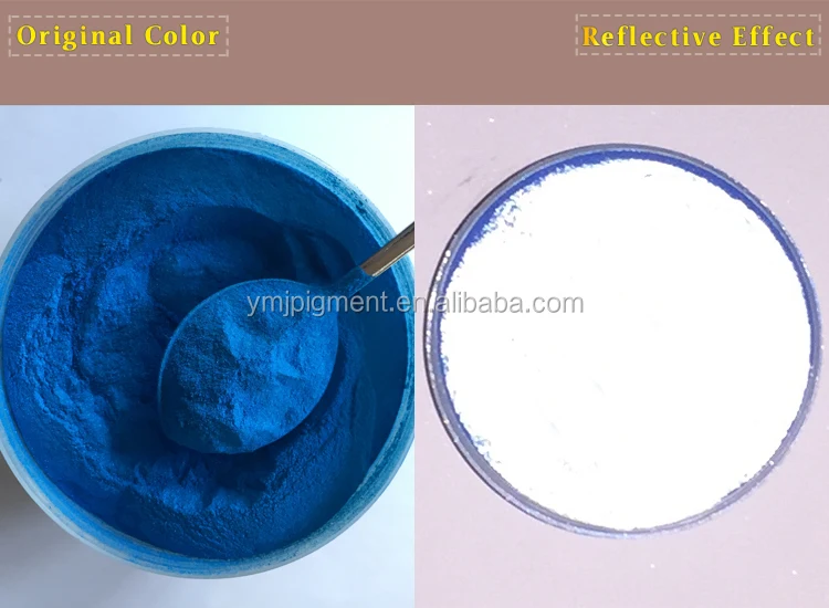 reflective powder blue