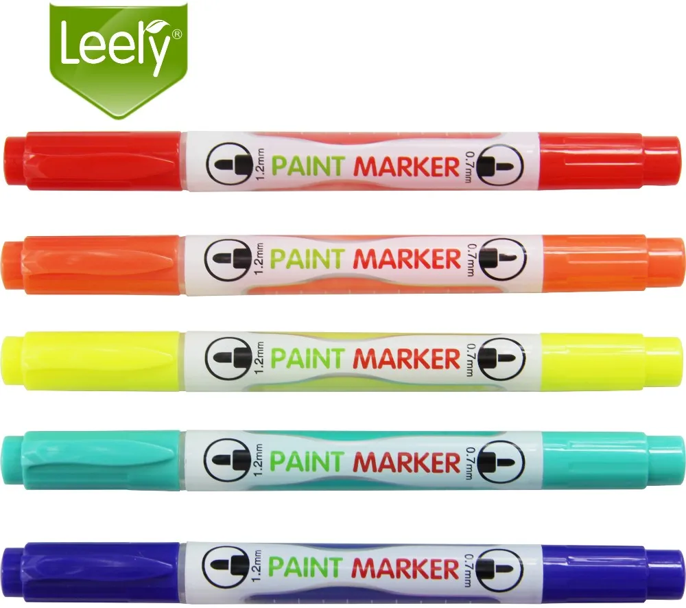 0050W 12pcs waterproof drawing graffiti art acrylic paint marker pens set