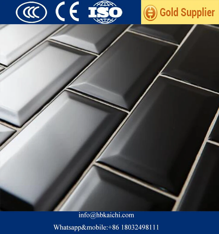 Decorative beveled glass brick mirror mosaic wall tile