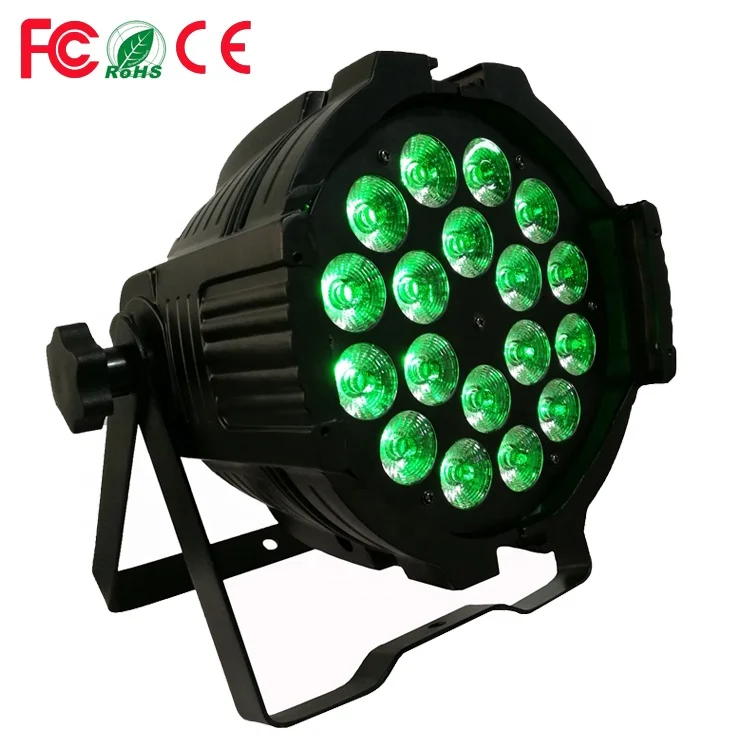 18pcs 15Watt 18x15W 18*15W 18W 12W 18x15Watt Pro Stage DMX Tough Par64 Profile Spotlight 18x12 RGBWA 5IN1 LED Par Light