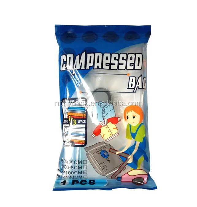 Zippers nylon storage bags for clothing and bedding