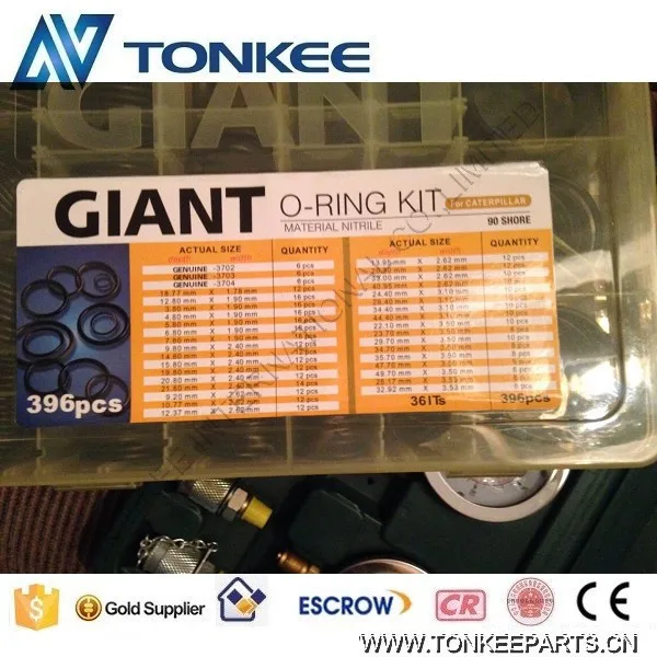 Giant O-ring box, Giant O-ring kit for excavator