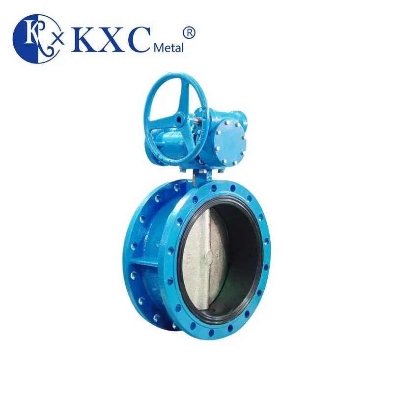 
Double flange PN10 PN16 Ductile iron body concentric type butterfly valve dn500 