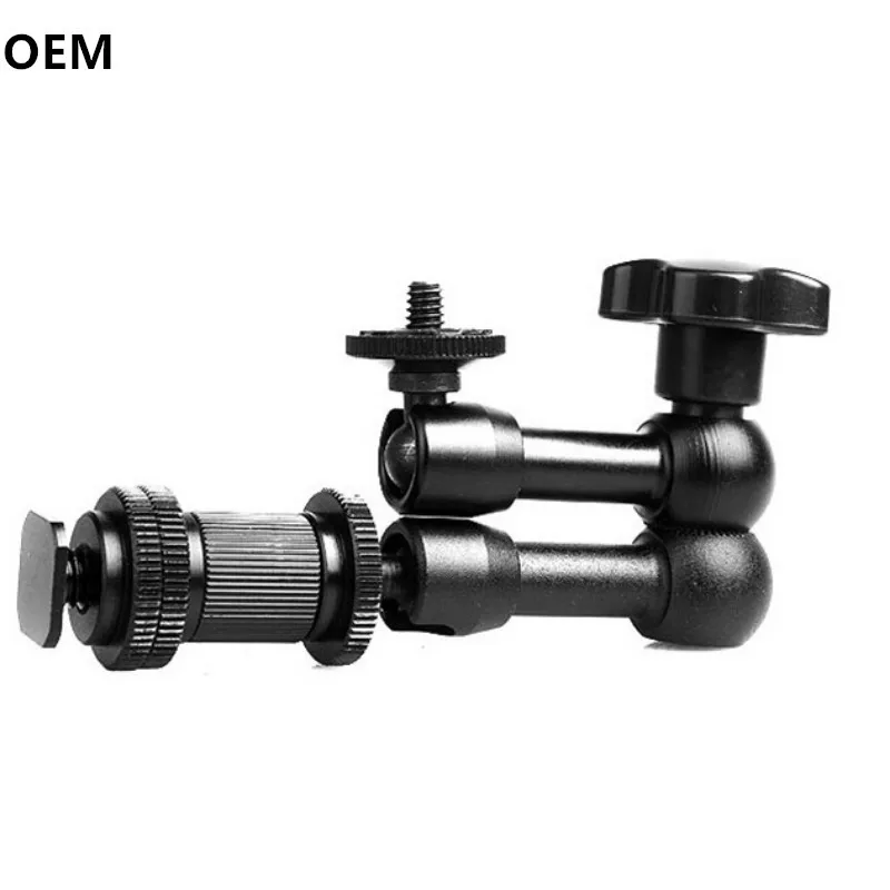 Фрикционный артикулирующий кронштейн F14412, 7 дюймов, разъем горячий башмак, винт 1/4 дюйма для цифровой зеркальной камеры, ЖК-монитора LED Li