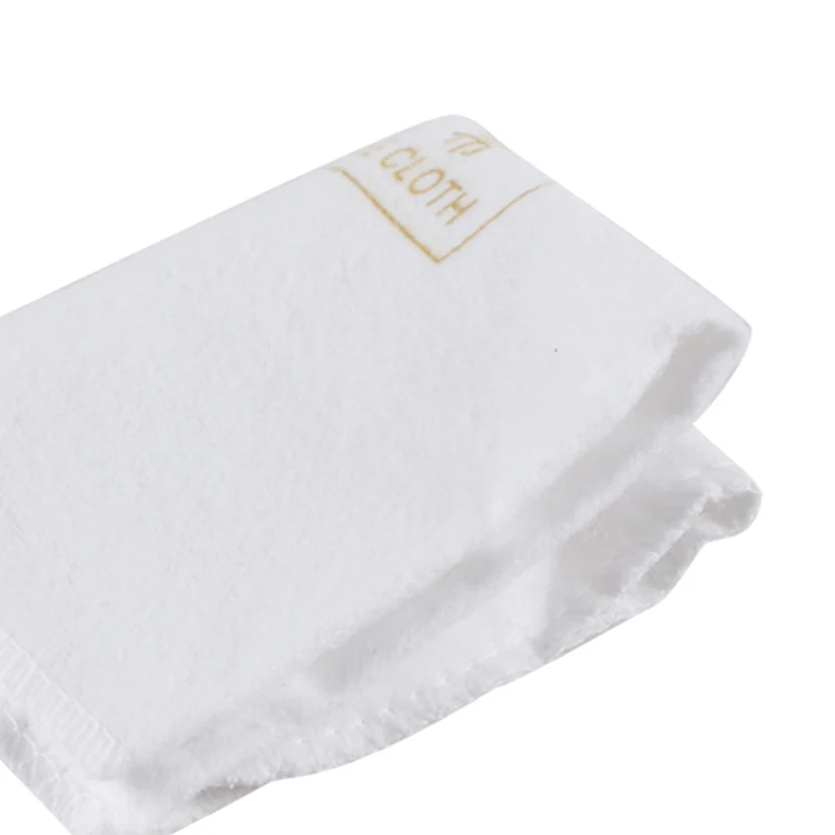 Cheap hotel disposable cotton shoe shine cloth mitt
