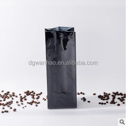 Glossy Matte frosted zip lock bag for Coffee bags with valve wholesale packaging