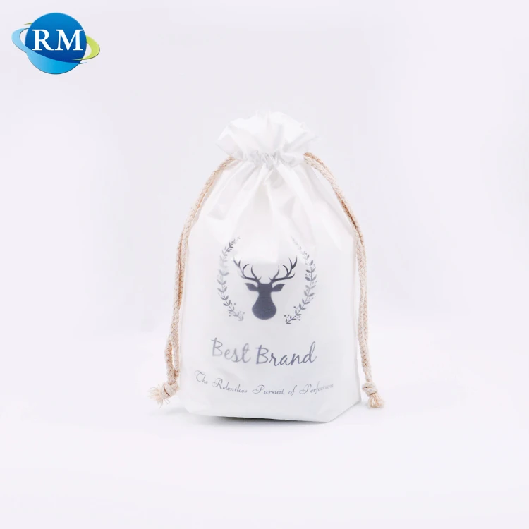 
New Style Resealable Customised Slogan Packaging Plastic PEVA Bag 