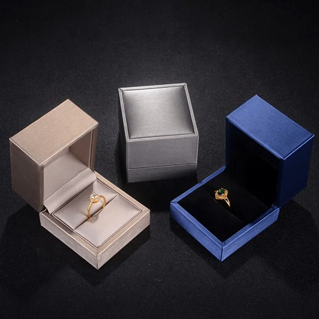 TONGXING Custom Logo Quality Gift Packaging Jewelry Box Ring Bracelet Necklace Pendant Jewellery Set Box in Blue Gold Silver