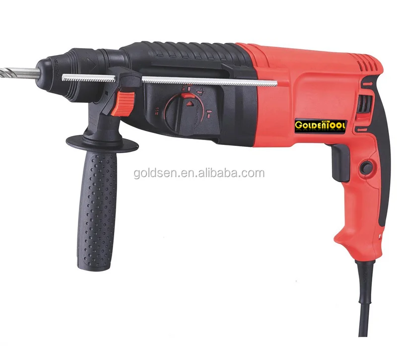 TOLHIT 800w 26mm 220v 110v Red Concrete Drilling Rotary Hammer Machine Cordless Industrial Portable Electric Hammer Drill
