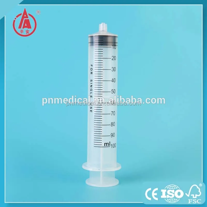 
Amazon best selling product sterile luer lock 100ml large syringe 