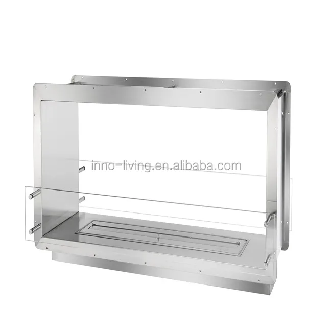 Marble surround wall mounted electric fireplace