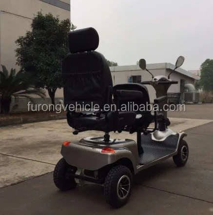 Four Wheel Full Suspension Professional Mobility Scooter with Double Seat