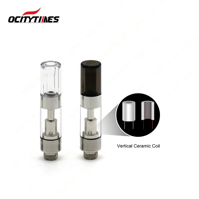 Ocitytimes C10 high quality ceramic cbd cartridge gold vape 510 atomizer wholesale