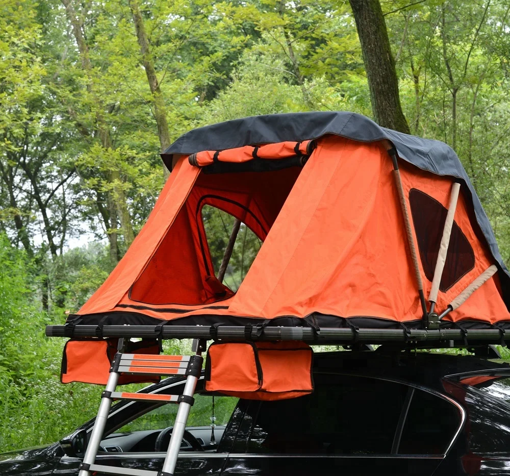 Manufacturer Waterproof fits 2 People  Foldable Roof Tent Car Roof Top Outdoor Camping
