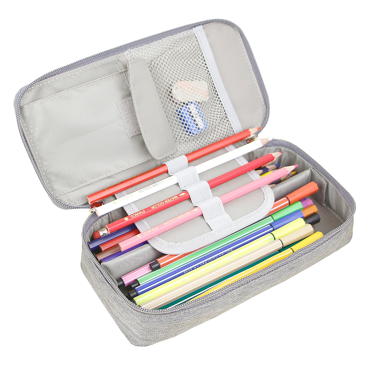 Ручка кожаный рулонный мешок плюшевый Eva бархатный пенал цветной пластик для детских школ и офисной ткани