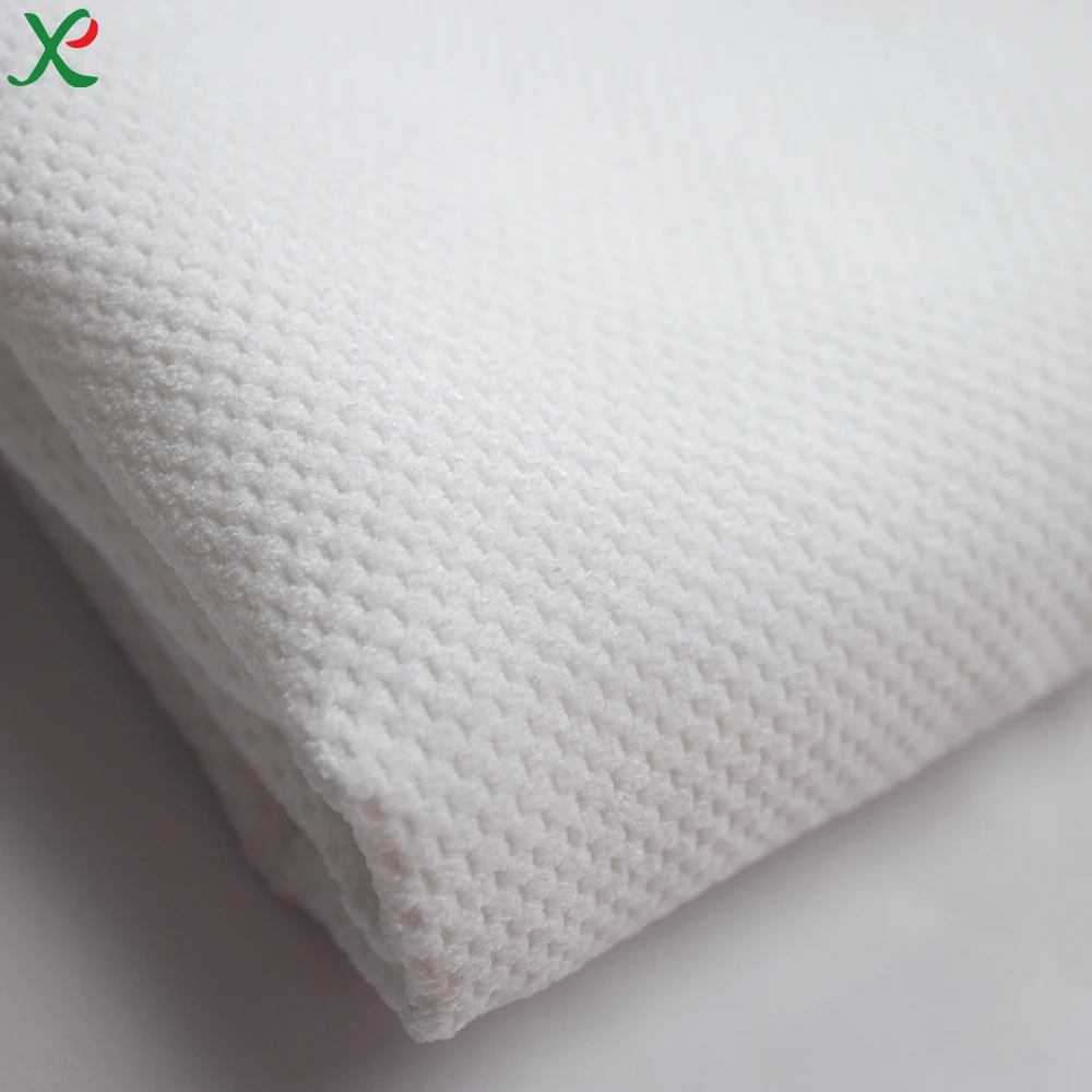 Polyester/polyamide conjugated microfiber interlock fabric cotton shaped corduroy fabric for towel and bathrobe fabric