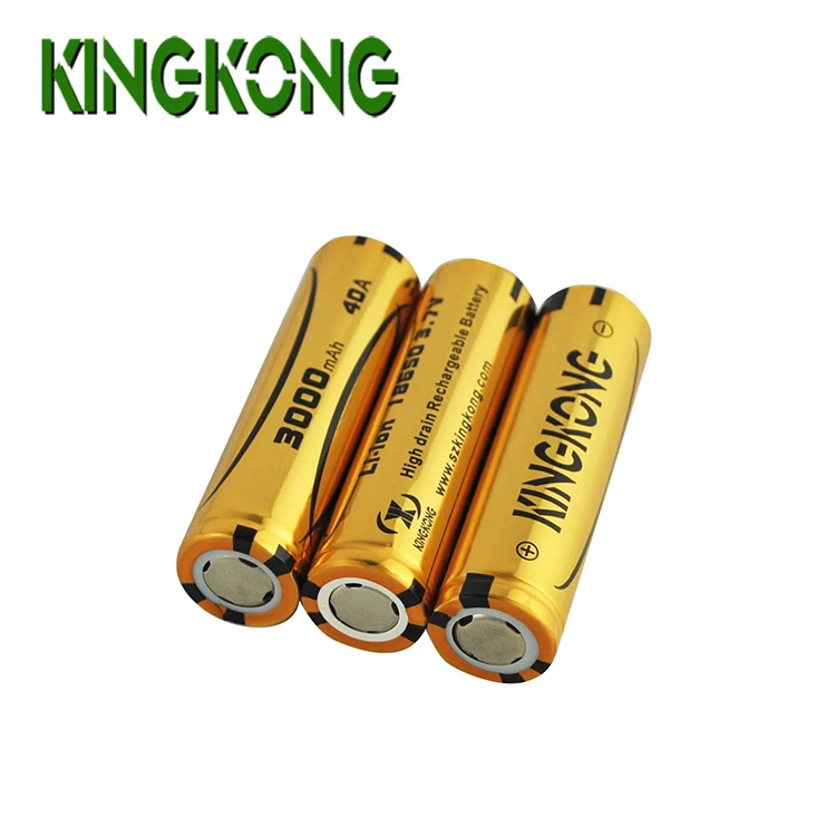 Wholesale 18650 3000mAh 3.7V  Li-ion  Rechargeable Battery